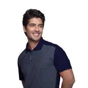 Playera Tipo Polo - Combinada - Manga corta