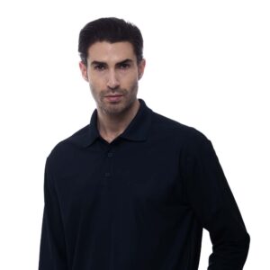 Playera Tipo Polo - Colores básicos - Manga larga