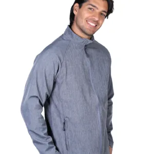 Chamarra Soft Shell - Colores jaspe - Caballero