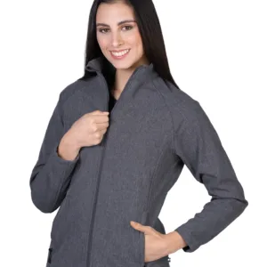 Chamarra Soft Shell - Colores jaspe - Dama
